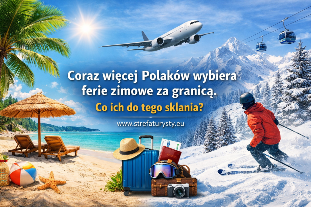 Coraz więcej Polaków wybiera ferie zimowe za granicą